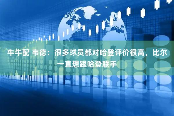 牛牛配 韦德：很多球员都对哈登评价很高，比尔一直想跟哈登联手