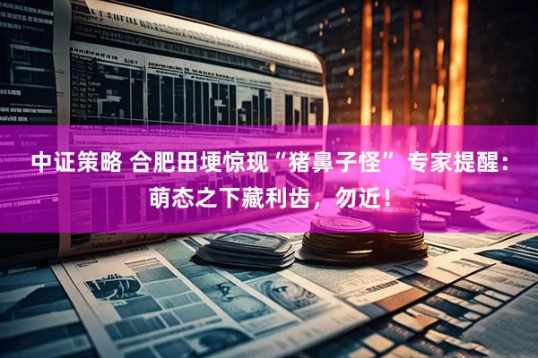中证策略 合肥田埂惊现“猪鼻子怪” 专家提醒：萌态之下藏利齿，勿近！