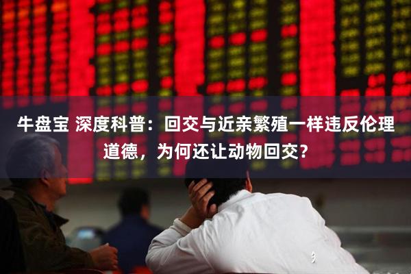 牛盘宝 深度科普：回交与近亲繁殖一样违反伦理道德，为何还让动物回交？
